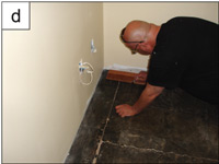 concrete step d