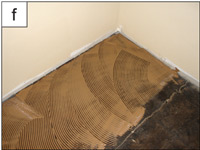 concrete step f